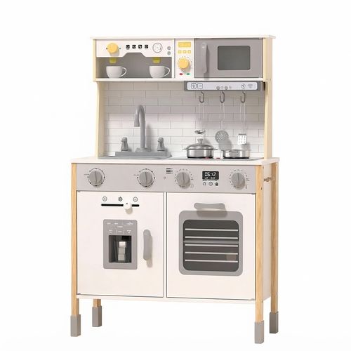 BIERUM Wooden Play Kitchen for Kids