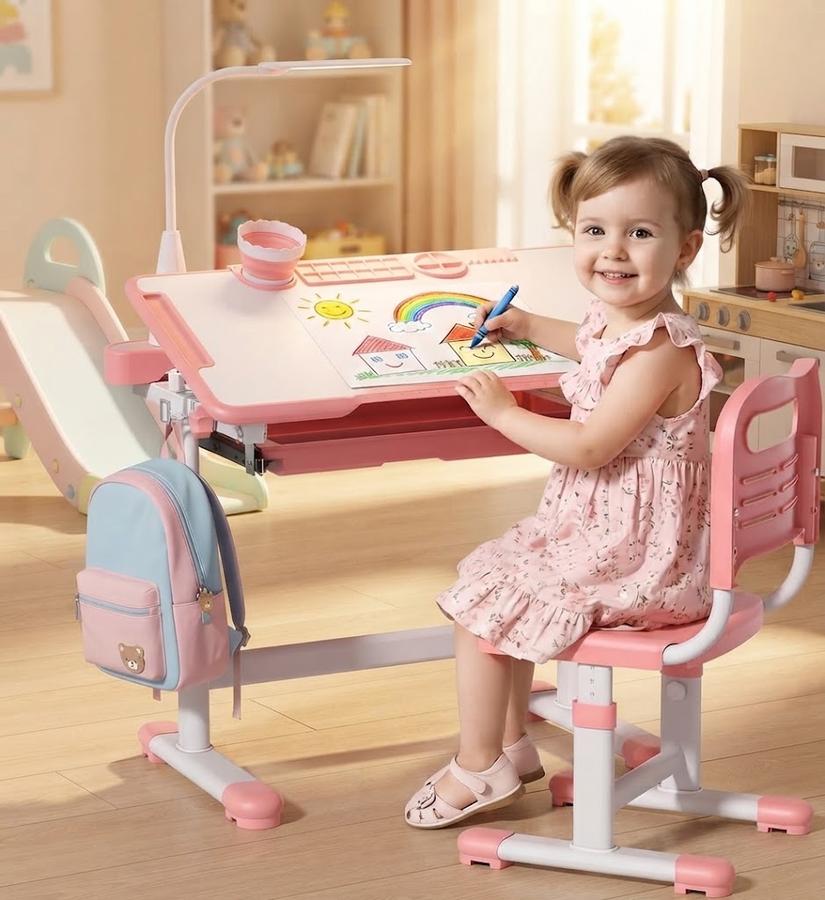 BIERUM Kids Desk and Chair Set